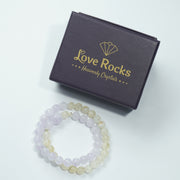 Amethyst & Citrine Bracelet : Balance & Abundance